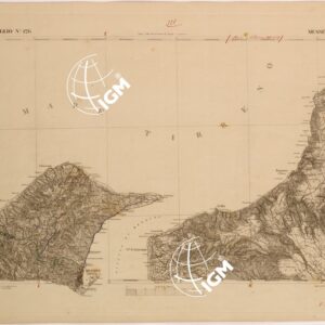CARTA DELLA SICILIA - MESSINA FOGLIO 126.