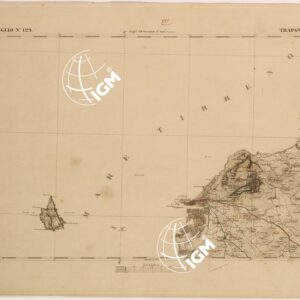 CARTA DELLA SICILIA - TRAPANI FOGLIO 129.