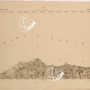 CARTA DELLA SICILIA - CEFALU' FOGLIO 133.
