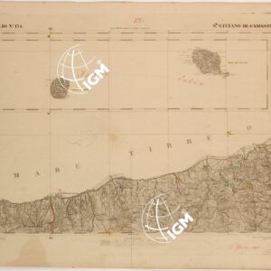 CARTA DELLA SICILIA - S. STEFANO DI CAMASTRA FOGLIO 134.