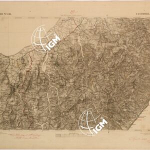CARTA DELLA SICILIA - CASTROREALE FOGLIO 136.