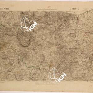 CARTA DELLA SICILIA - CIMINNA FOGLIO 142.