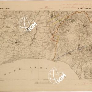 CARTA DELLA SICILIA - CASTELVETRANO FOGLIO 150.