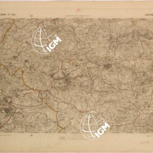 CARTA DELLA SICILIA - LEONFORTE FOGLIO 154.
