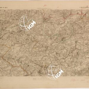 CARTA ELLA SICILIA - CALTANISSETTA FOGLIO 160.