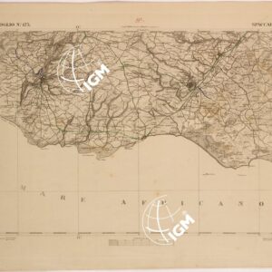 CARTA DELLA SICILIA - SPACCAFORNO FOGLIO 173.