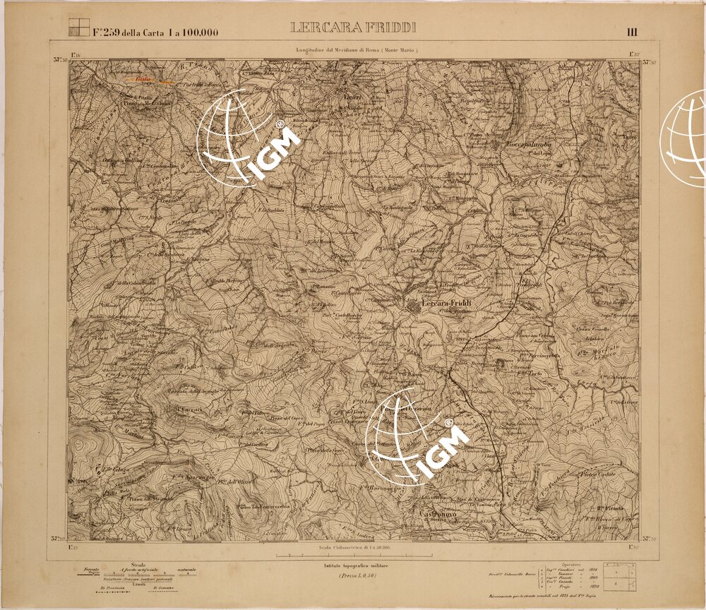 LERCARA FRIDDI - FOGLIO 259 III.