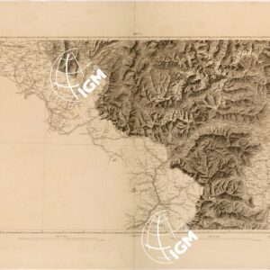 CARTA DEGLI STATI DI SUA MAESTA' SARDA IN TERRA FERAMA - FOGLIO 3.