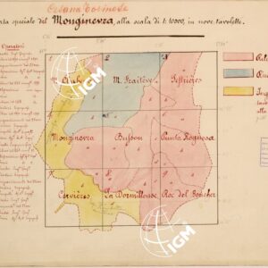 CARTA SPECIALE DI CESANA TORINESE - QUADRO D'UNIONE