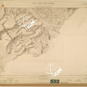 CARTA SPECIALE DI CESANA TORINESE - TAVOLA 9 - ROC DEL BOUCHER