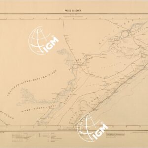 CARTA DELLA SOMALIA ITALIANA - FOGLIO 05 - PASSO DI COMIA