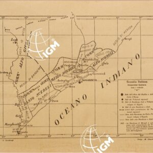 SOMALIA ITALIANA - CIRCOSCRIZIONI GIUDIZIARIE