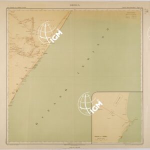 CARTA DELLA SOMALIA - FOGLIO 13 - OBBIA