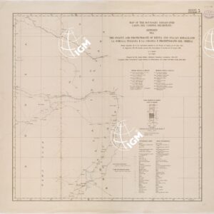 CARTA DEL CONFINE DELIMITATO FRA LA SOMALIA ITALIANA E LA COLONIA E PROTETTORATO DEL CHENIA ( KENIA ) FOGLIO 3