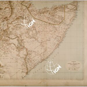 CARTA DEI POSSEDIMENTI E PROTETTORATI EUROPEI NELLA SOMALIA