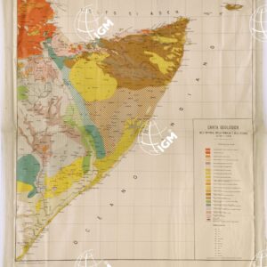 CARTA GEOLOGICA DELL'ERITREA DELLA SOMALIA E DELL'ETOPIA