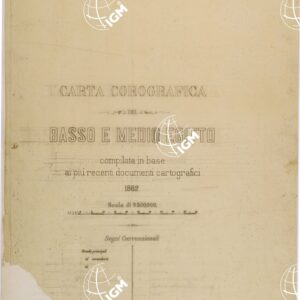 CARTA COROGRAFICA DEL BASSO E MEDIO EGITTO - TITOLO