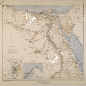 MAP OF EGYPT.