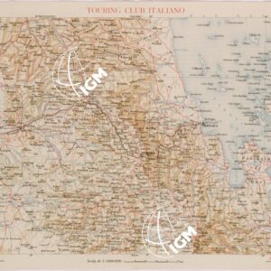 CARTA DELL'AFRICA ORIENTALE ITALIANA FOGLIO 4 ASMARA