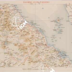 CARTA DELL'AFRICA ORIENTALE ITALIANA FOGLIO 8 ASSAB