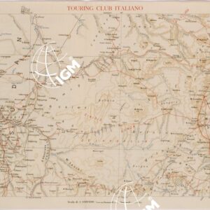 CARTA DELL'AFRICA ORIENTALE ITALIANA FOGLIO 9 GOGGIAM LAGO TANA