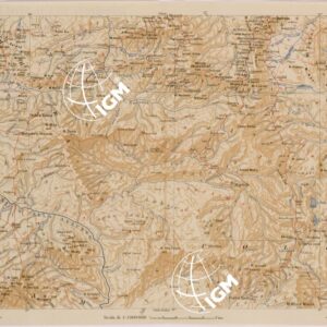 CARTA DELL'AFRICA ORIENTALE ITALIANA FOGLIO 10