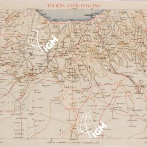 CARTA DELL'AFRICA ORIENTALE ITALIANA FOGLIO 17 BERBERA