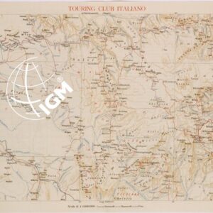 CARTA DELL'AFRICA ORIENTALE ITALIANA FOGLIO 20 GIMMA