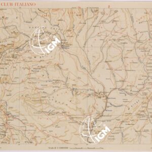 CARTA DELL'AFRICA ORIENTALE ITALIANA FOGLIO 22 MAGALO