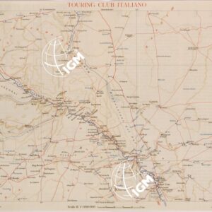 CARTA DELL'AFRICA ORIENTALE ITALIANA FOGLIO 28 BELET UEN