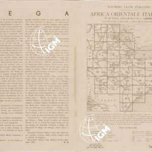 CARTA DELL'AFRICA ORIENTALE ITALIANA FOGLIO 31 MEGA (RETRO)