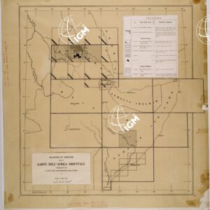 QUADRO D'UNIONE DELLE CARTE DELL'AFRICA ORIENTALE