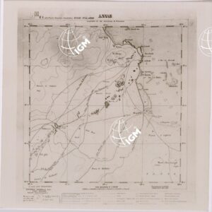 CARTA ITINERARIA DIMOSTRATIVA ASSAB STAZ AFDEN AL 400.000 ASSAB