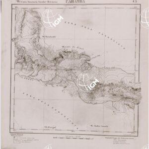 CARTA ITINERARIA GONDAR METEMMA FOGLIO 3 UAHAMBA'