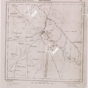 CARTA ITINERARIA GONDAR METEMMA FOGLIO 5 METEMMA