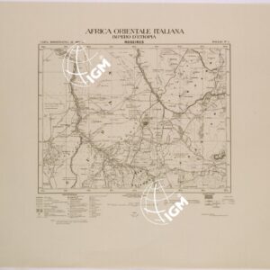 AFRICA ORIENTALE ITALIANA IMPERO D'ETIOPIA - FOGLIO 1 ROSEIRES.