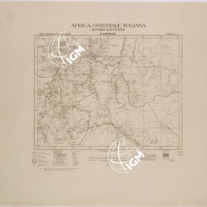 AFRICA ORIENTALE ITALIANA IMPERO D'ETIOPIA - FOGLIO 2 KURMUK.