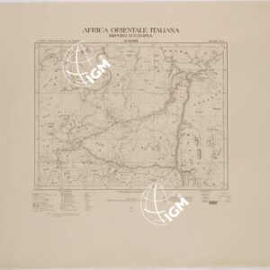 AFRICA ORIENTALE ITALIANA IMPERO D'ETIOPIA - FOGLIO 4 GIMMA.