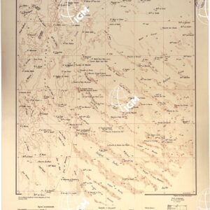 CARTA DEL SAHARA FORT LALLEMAND FOGLIO N.H. 32 XIX