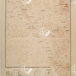 CARTA DEL SAHARA BIR TANGUEUR FOGLIO N.H. 32 XXI