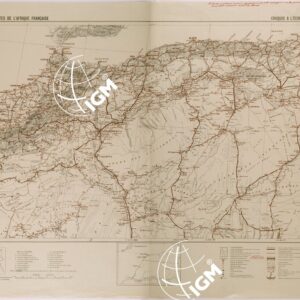 PRINCIPALI STRADE E PISTE DELL'AFRICA FRANCESE FOGLIO 1