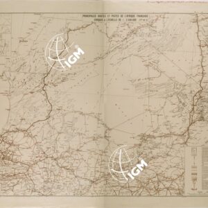 PRINCIPALI STRADE E PISTE DELL'AFRICA FRANCESE FOGLIO 2