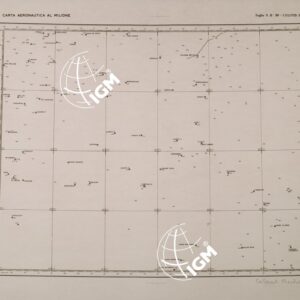 CARTA AERONAUTICA AL MILIONE FOGLIO N H 30 COLOMB BECHAR