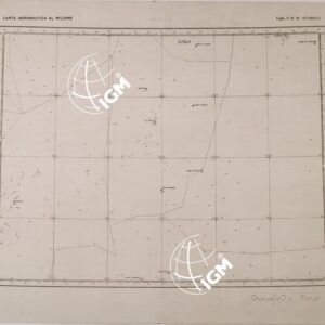 CARTA AERONAUTICA AL MILIONE FOGLIO N H 31 OUARGLA