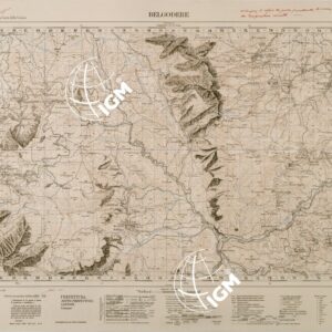 CARTA DELLA CORSICA - FOGLIO 3 III - BELGODERE