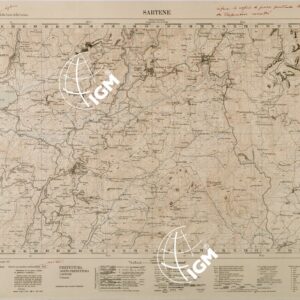 CARTA DELLA CORSICA - FOGLIO 9 IV - SARTENE