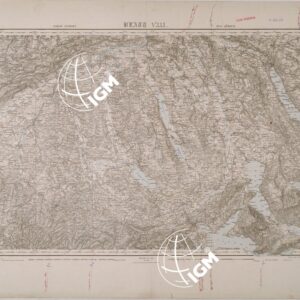 CARTA DELLA SVIZZERA - FOGLIO VIII - AARAU LUZERN ZUG ZURICH