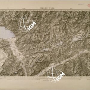 CARTA DELLA SVIZZERA - FOGLIO XVII - VEVEY SION