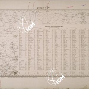 CARTA DELLA SVIZZERA - FOGLIO XXV