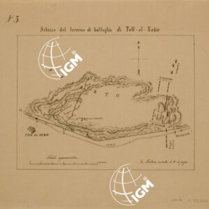 SCHIZZO DEL TERRENO DI BATTAGLIA DI TELL EL KEBIR